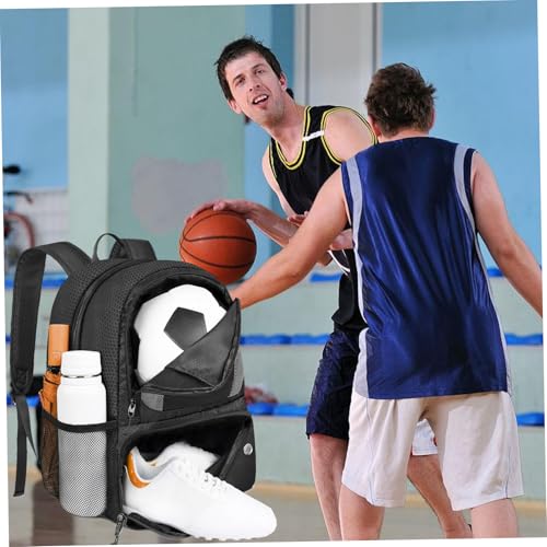 Mochila de fútbol para niños con compartimento para balón y botas de 13x17x8 6