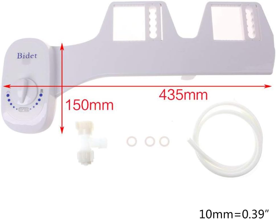 Toilet Bidet, Bidet Water Non-Electric Mechanical Bidet Toilet for Seat Attachment for Water for Bathroom
