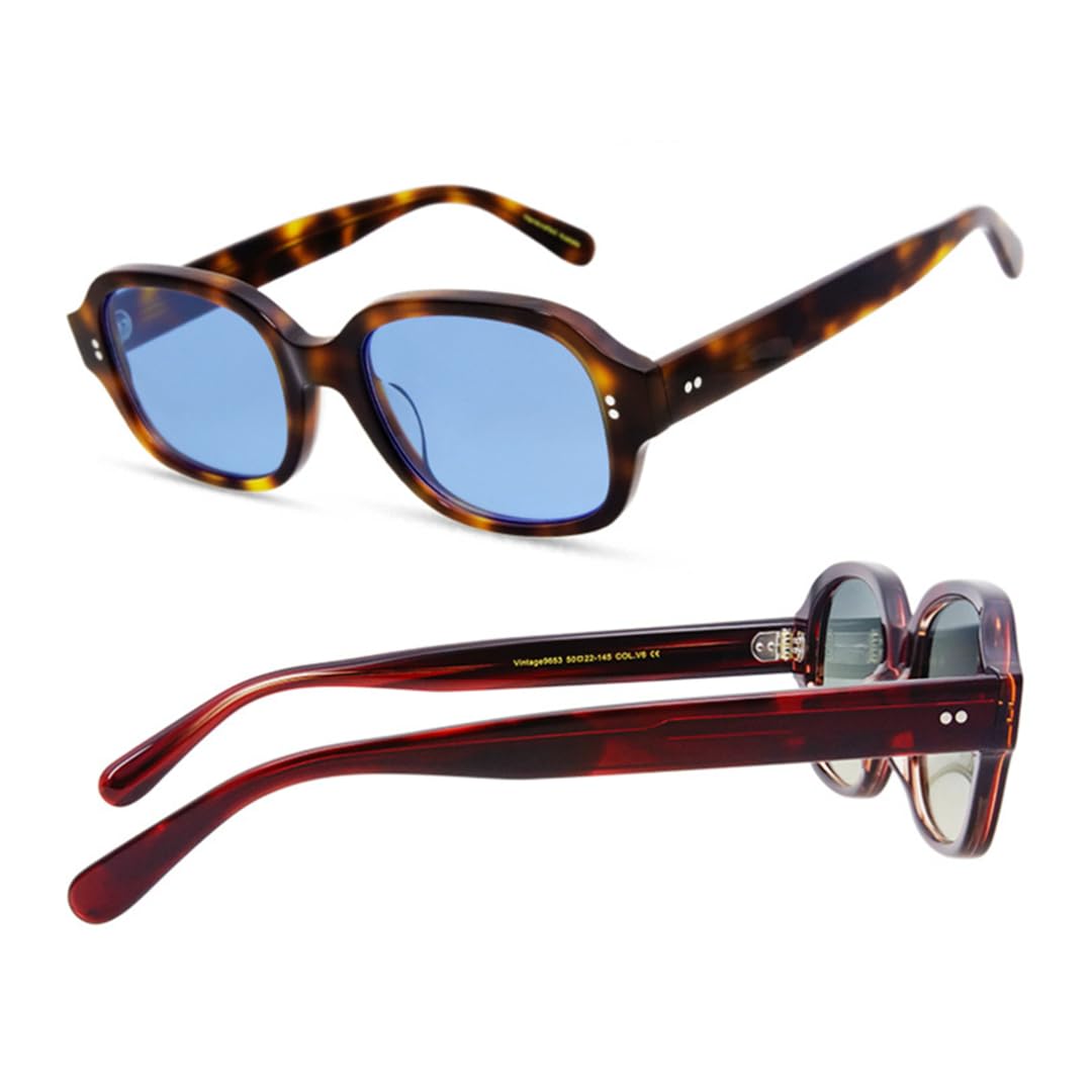 Lunettes de soleil épaisses et tendance pour hommes et femmes, protection UV rétro dégradée