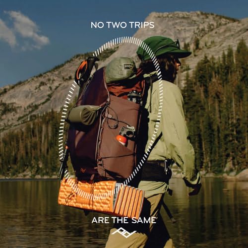 Peak Design Outdoor Backpack 25L, Black, Compact and Lightweight Frameless Daypack, Ultra Cinch Roll-Top Design, Ideal for Day Hikes, Camera Carry and Commuting, Versatile Backpack for Men and Women