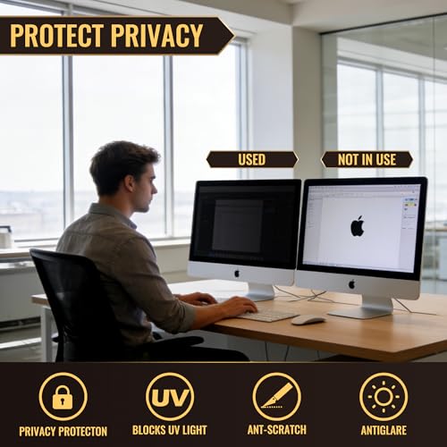 Ceydebne 34 Inch Privacy Screen Protector - 95% Blue Light Blocking, Anti-Glare Monitor Filter for 16:9 Widescreen - Anti-Scratch Privacy Shield by Ceydebne - Image 8