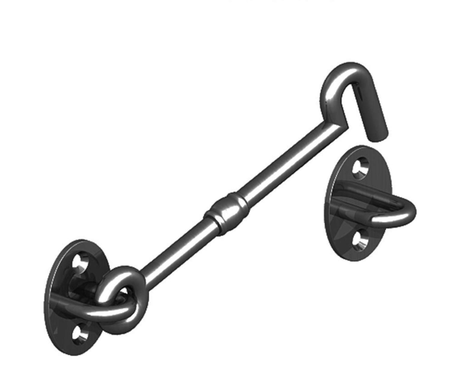 Gatemate Cabin Hook Cast Pattern - Epoxy Black - 254mm / 10"