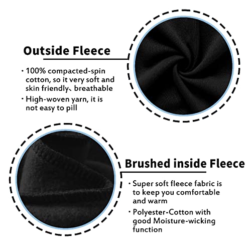 Kid Nation Kids' Slouchy Soft Brushed Fleece Casual Basic Crewneck Sweatshirt For Boys Or Girls Xl Black #TOP3