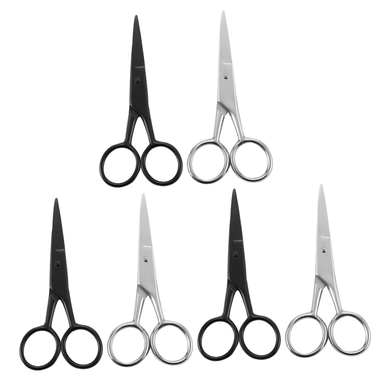 POPETPOP 6pezzi Forbici Multifunzionali Per Della Barba e Accessorio Pratico Per Uomini Design Compatto e Facile Da Usare Colore Casual Strumento Per La Della Barba e Dei