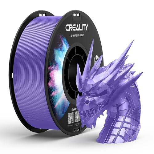 Creality PETG Filament 1.75 3D Printer Filament: Excellent Tenacity High Dimensional Accuracy +/- 0.02 mm Spool 1 kg (2.