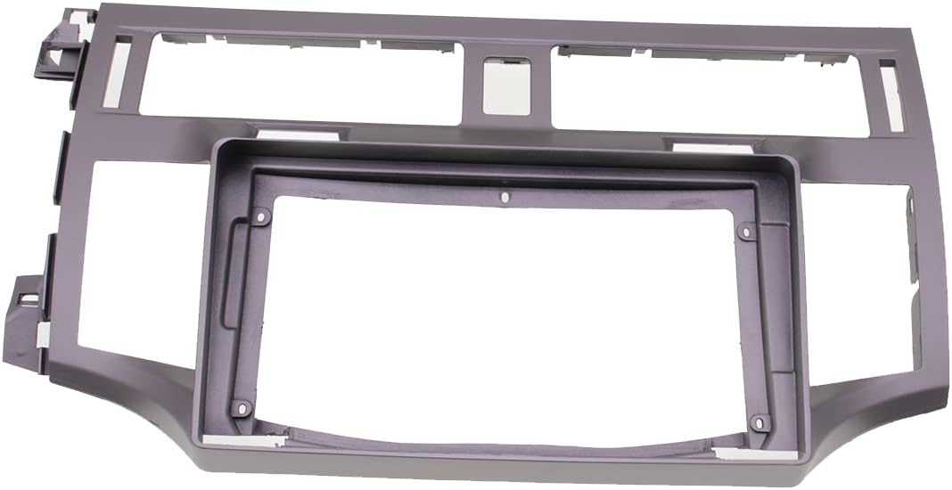 Car Stereo Radio Fascia Panel Frame Compatible With TOYOTA AVALON 2006-2010 9 inch Silver