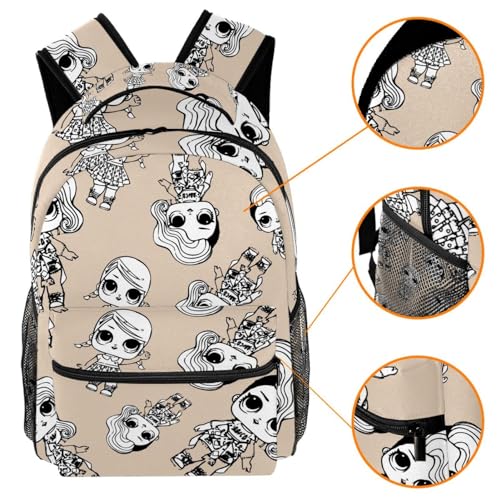 Sac de voyage décontracté à grande capacité 29.4x20x40cm pour ados - 3