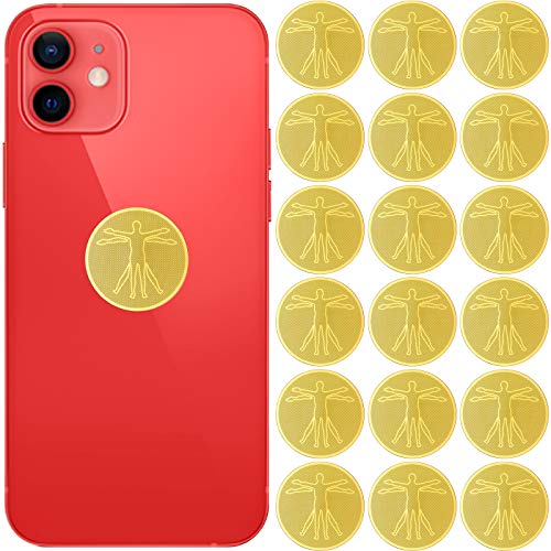Image of Zonon 18 Pieces Emf Stickers Emf Blocker for Cell Phone Equipment Neutralizers Devices Accessories for Laptops Computers(Classic Style)
