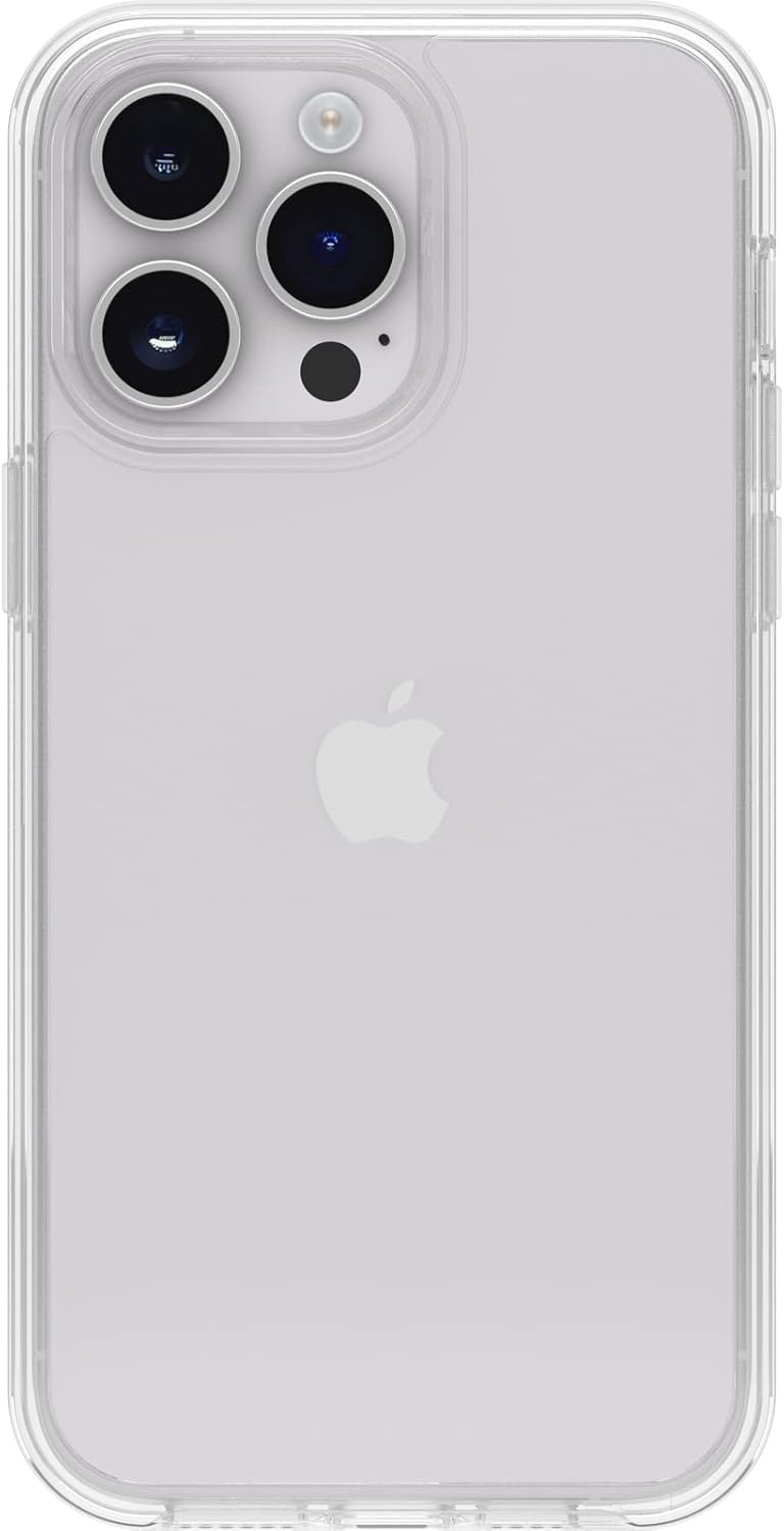 OtterBox iPhone 14 Pro Max (ONLY) Symmetry Series Case - Clear, Ultra-Sleek, Wireless Charging Compatible, Raised Edges Protect Camera & Screen