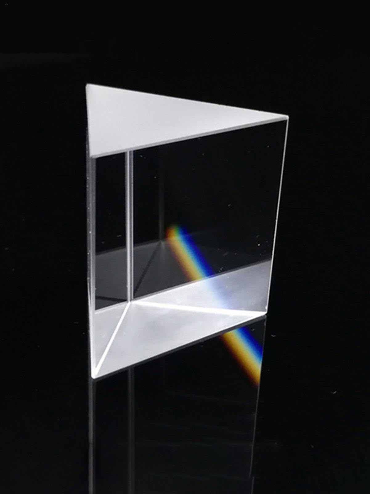 Prisma ad angolo retto - Prisma triangolare in vetro ottico | Prisma ottico in vetro, componenti ottici Vetro per strumenti di precisione Eccellenti, Fisica, Rifrazione della Luce e Esperimenti di