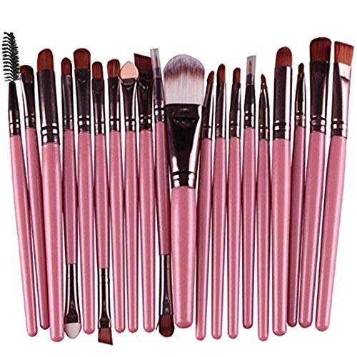 Han Shi Makeup Brush Set, 2017 Fashion 20 pcs 20pcs Make up Brushes Kits Toiletry Kit Clearance（Pink, M）