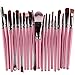 Makeup Brush Set,Han Shi 2017 Fashion 20 pcs 20pcs Make up Brushes Kits Toiletry Kit Clearance (M, Pink)