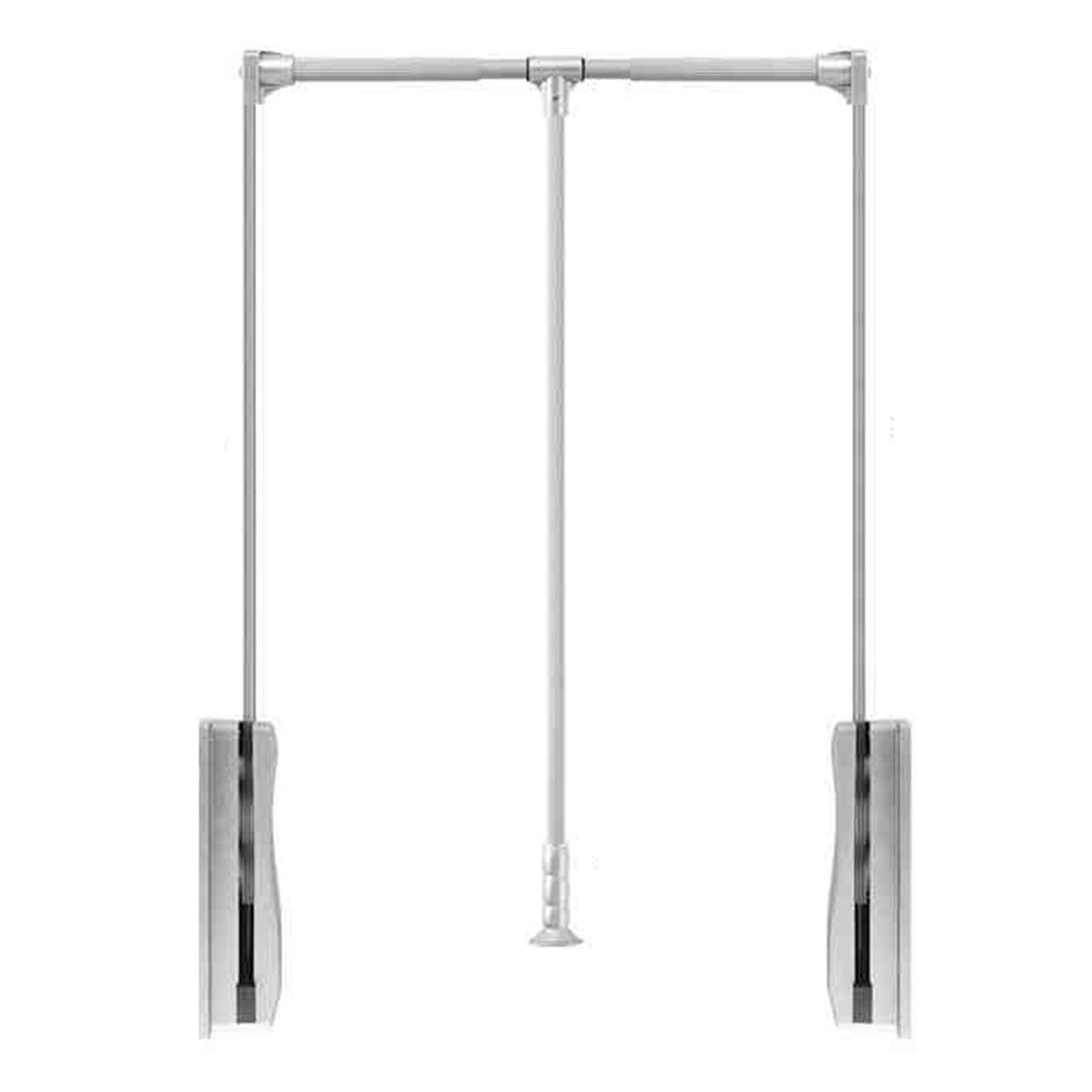 GTHTUHFD Retractable Wardrobe Hanger Doublesided Pulldown Clothes Rail For Closet Spacesaving Lifting Storage System For Wardrobe,Color3-550~700mm