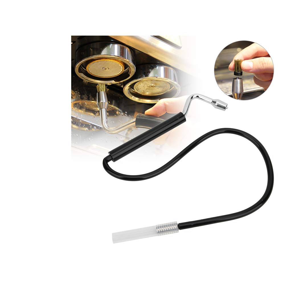 Cepillo para M¨¢quina de Caf¨¦ Espresso,Cepillo de Caf¨¦ Espresso Ajustable F¨¢cil de Limpiar,Cepillo de Limpieza de Molinillo de Caf¨¦ de Buen Sellado