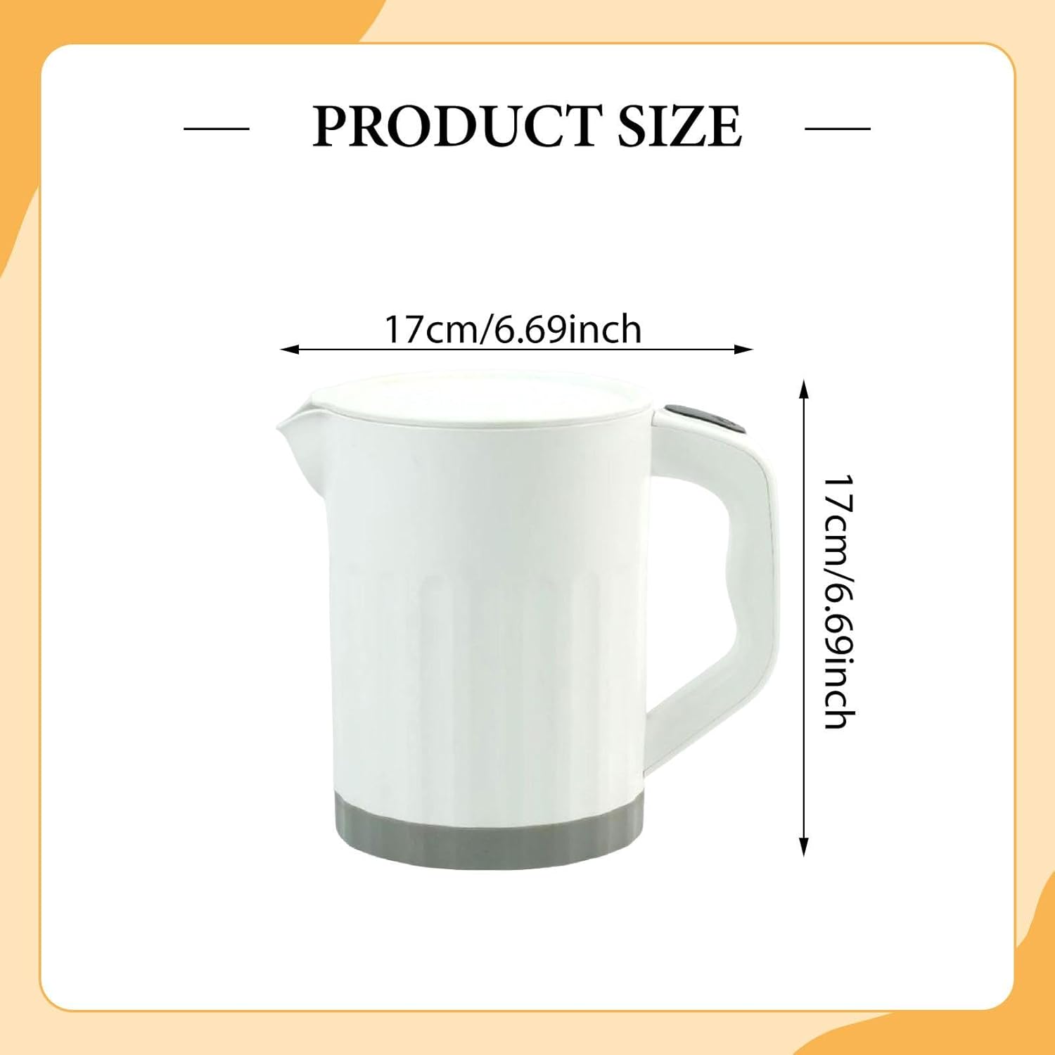 Electric Egg Beater Rice Washer Small Mixer Gadgets Kitchen Mixer Mixing Cup for Blending Filtering Mixing, White
