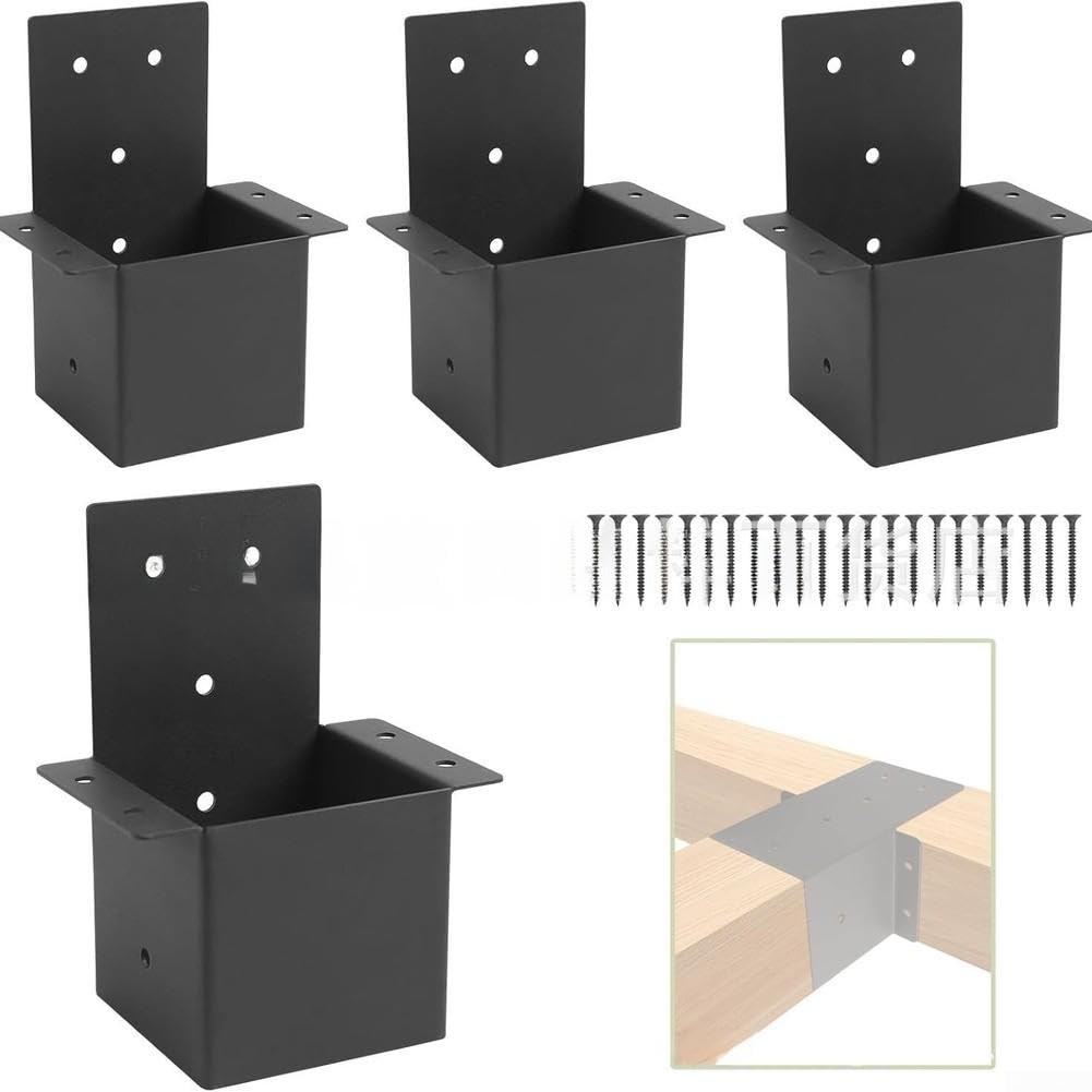 Verzinkter Pergola Wandhalter für Pfosten Montage(4 Pieces)