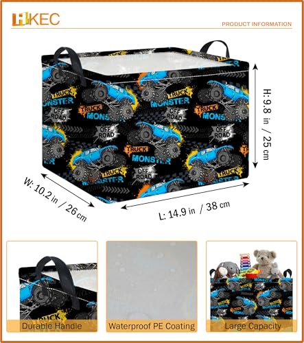 Image of Rectangle Storage Bin,Gift Basket,Room Decor(New Truck)