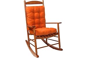 Tufted Rocking Chair Pad for Outdoor Patio Use