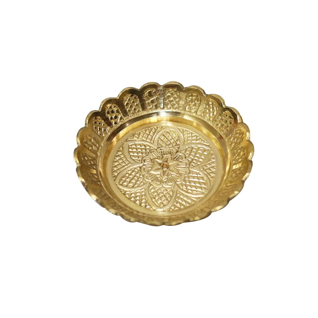 Buy DEVKI Pooja Thali Set Brass Puja Plate Hindu Aarti Plate Indian Decorative Items Pooja