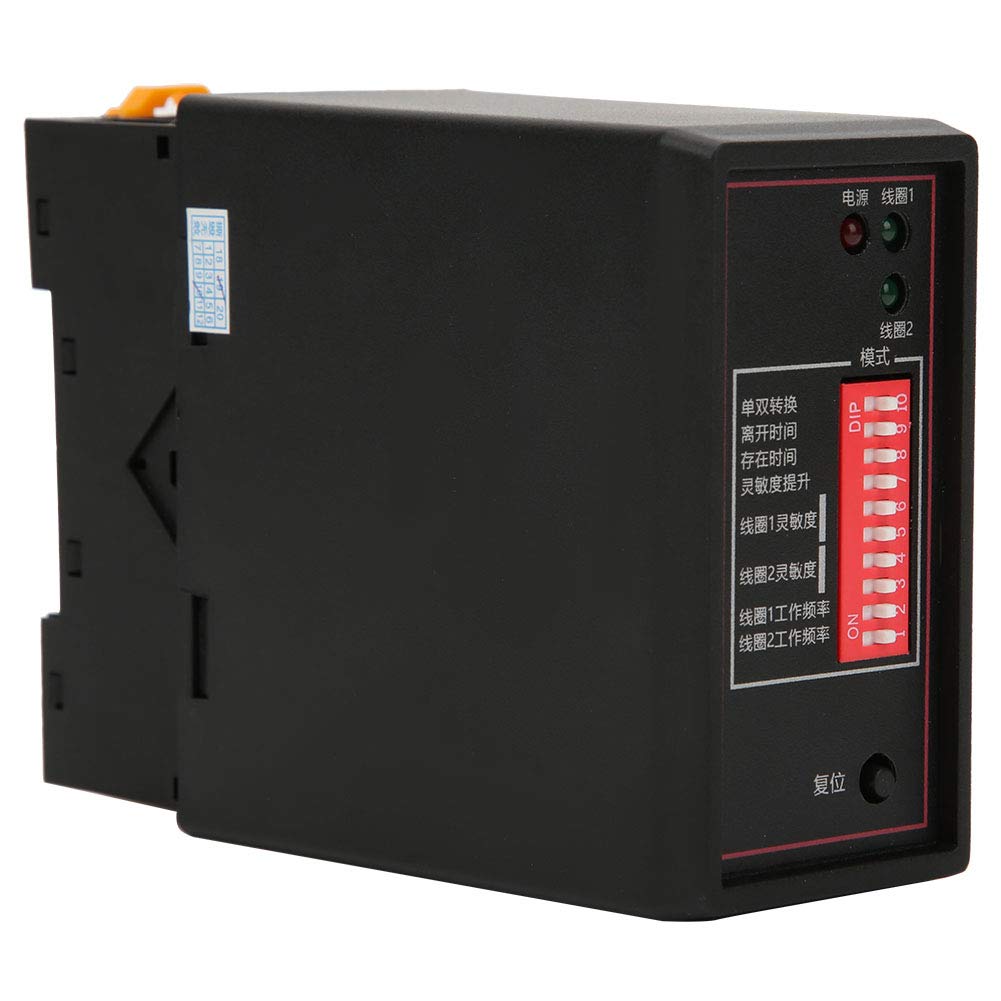 Sensor Inductivo Doble Canal PD232, Detector de Lazo para Estacionamiento de Vehículos con Sensibilidad Ajustable, Ideal para Garajes Residenciales y Comerciales, de Detección de Parking Eficiente