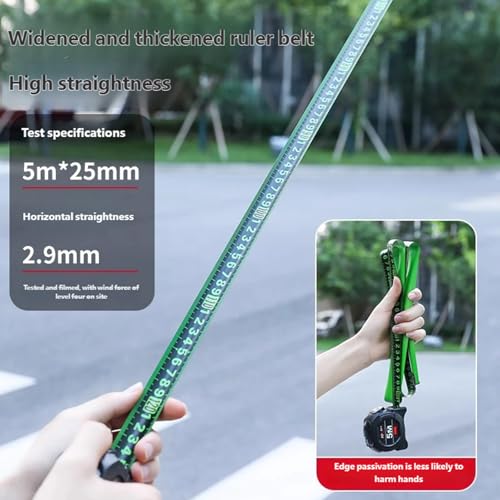 Cinta métrica fluorescente de 5 m reforzada miniatura 7