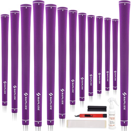 SAPLIZE Jeu de 13 poignées de Golf Violette, CC02 Club de...