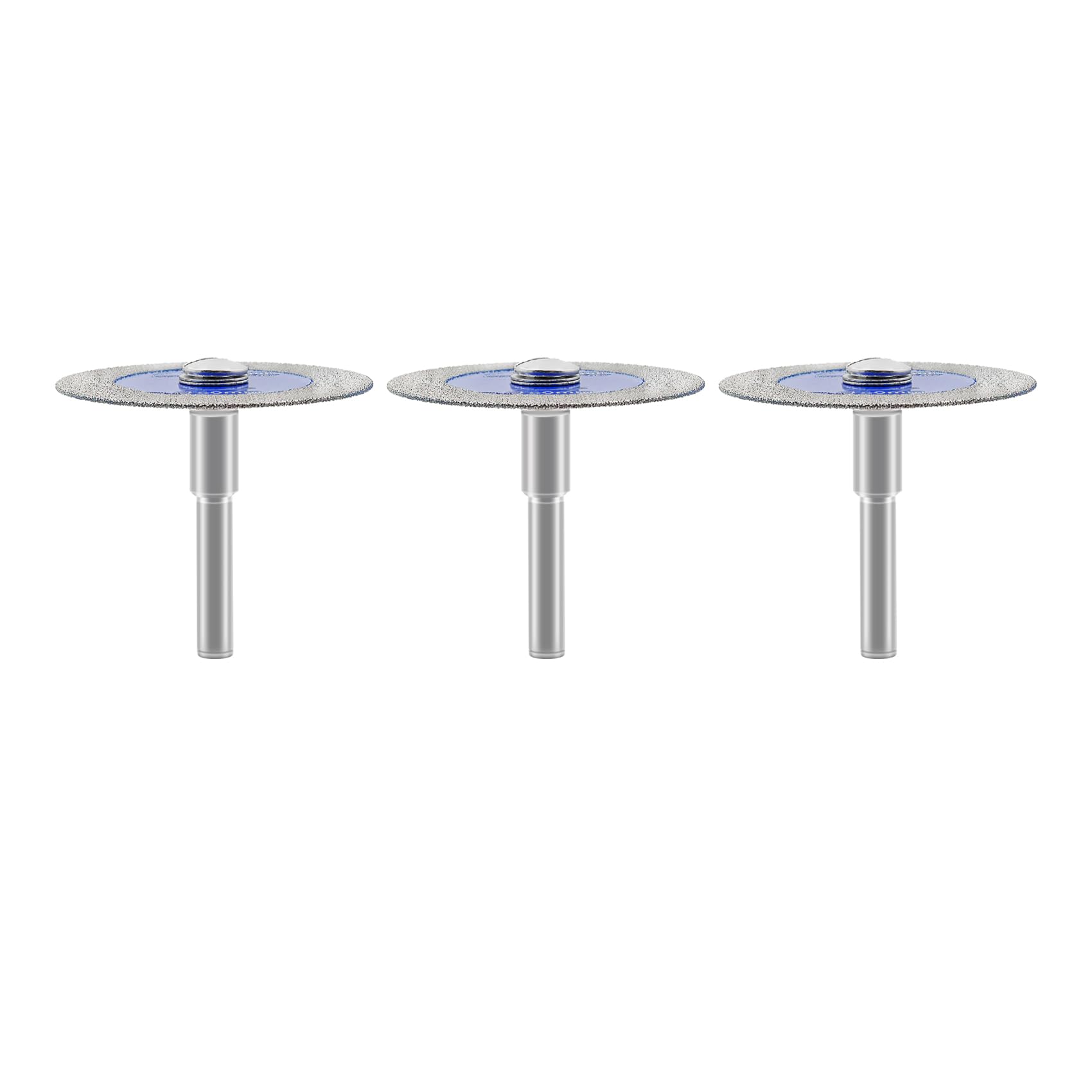 SHDIATOOL Diamond Glass Cutting Disc, 50mm Mini Diamond Saw Blades with 6mm Shank for Tile Ceramic Porcelain Marble Granite Artificial Stone on Drill Machine Pack of 3