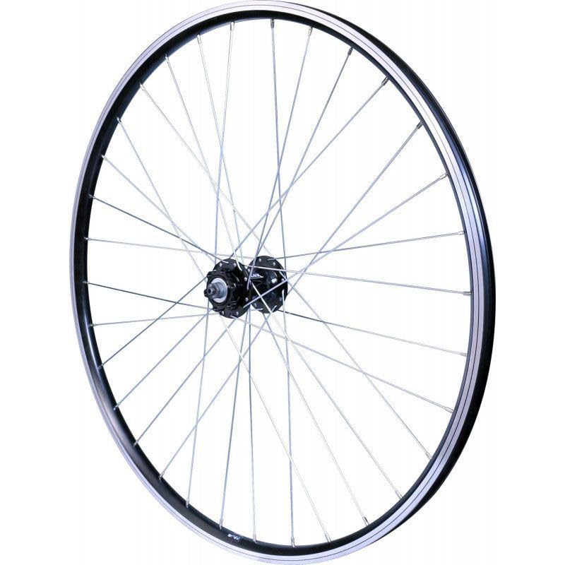 Velox Ruota 275" MTB Anteriore Cerchio ALU Doppia PARETE MACH1 ER10 Nero Freno Pattino o Disco MEDIO ALU Blocco Rapido