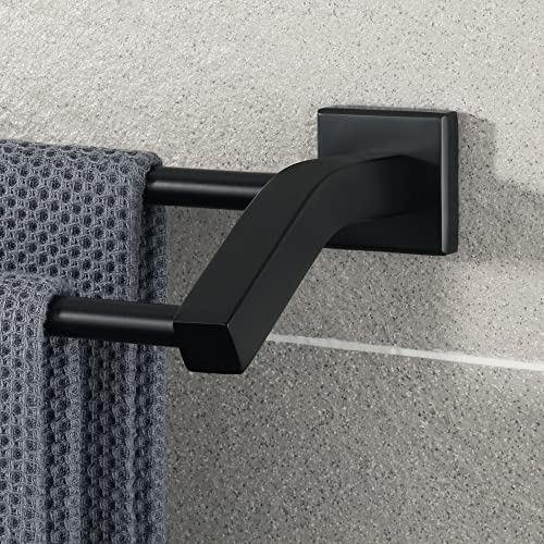 Barre de serviette double pour optimiser le séchage de vos bains