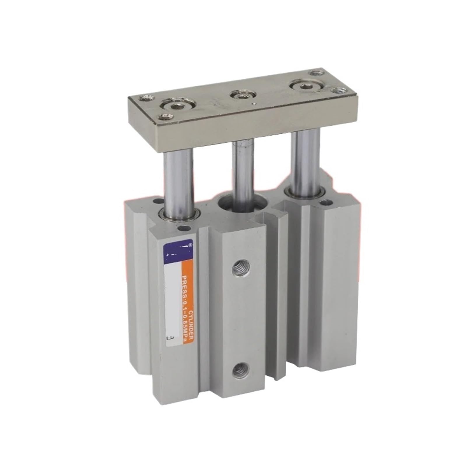 Cylindre fin MGQM avec tige de guidage 20mm course 50mm pour guidage pneumatique stable