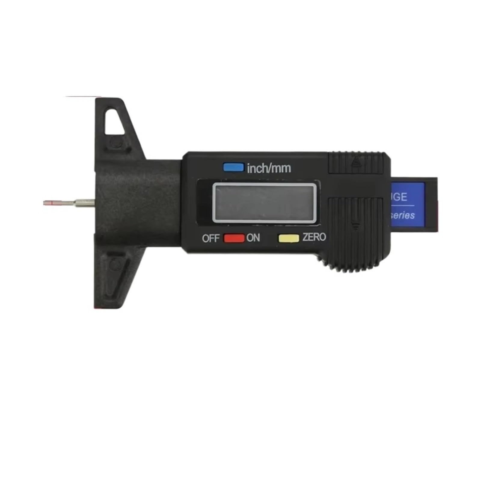 Digitaler Reifenprofiltiefenmesser 5PCS Digitale Profiltiefe Gauge Für Auto Reifen Reifen Meter Dicke Messgeräte Automobil Tragen Erkennung Mess Werkzeuge Sattel für Autos, LKWs(Depth Meter Black)