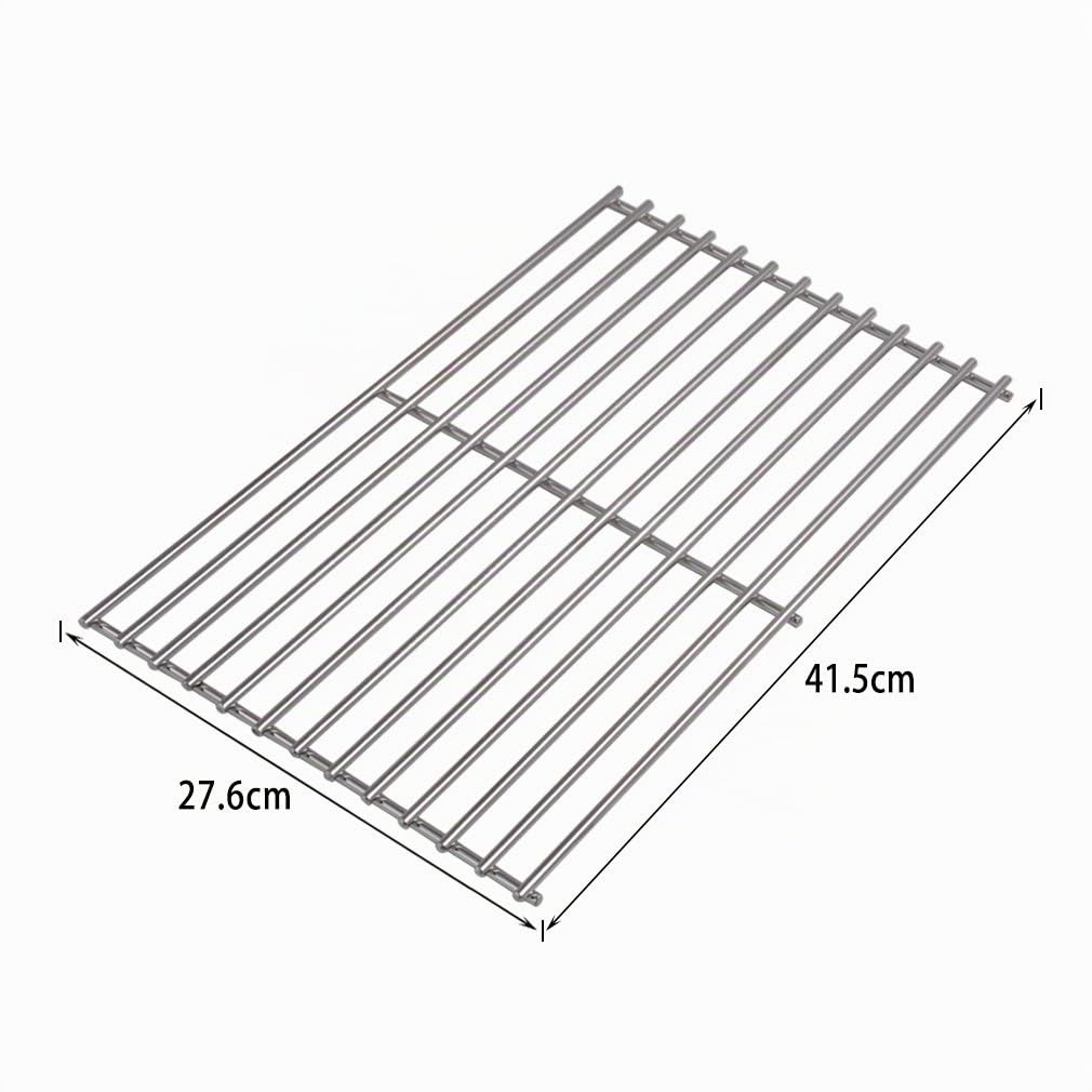 Onlyfire Rejillas de cocina de acero inoxidable de repuesto para parrillas Tepro Toronto, modelo Schwarz, juego de 2