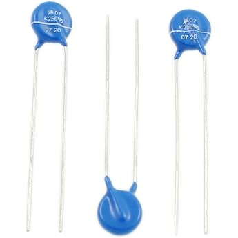 Epcos B72207S0251K101 Varistor S07K250 Discs 250 V 250 mW RM5 d8 x 3 mm Pack of 10