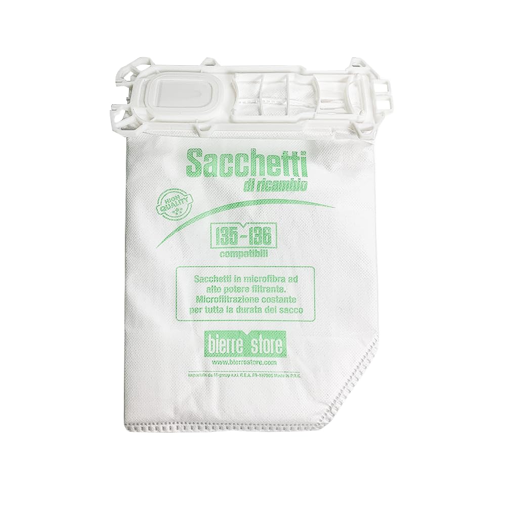 6 Sacchetti Profumati Per Vorwerk Folletto VK135 VK136 - Filtrazione Alta, Made In Italy - Foto 8