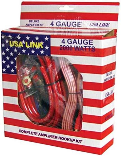 BOSS Audio AR2000M Armor 2000 Watt Monoblock Class Car Audio Amplifier with Bass Remote Control and KIT2 8 Gauge Amplifier Installation Kit