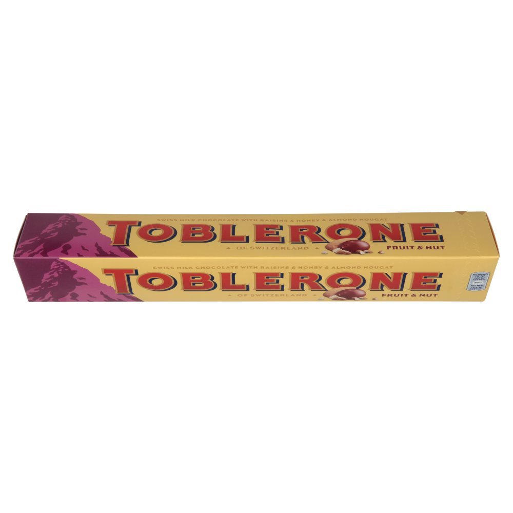Toblerone Fruit and Nut Milk Chocolate Bar 360 g (Pack of 10) Buy