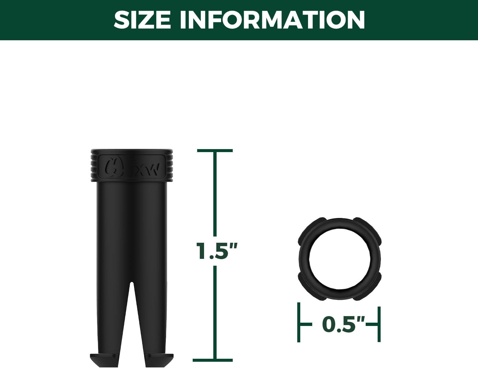 FXW Dog Playpen Accessories - Muffler Tubes, Compatible with FXW Rollick/Instant Dog Playpen (Replacement for HomePlus/Dog Gate) (32PCS, Black) │ Patented