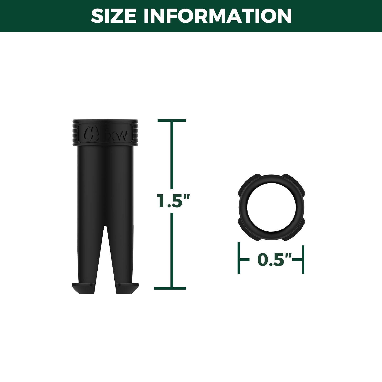 FXW Dog Playpen Accessories - Muffler Tubes, Compatible with FXW Rollick/Instant Dog Playpen (Replacement for HomePlus/Dog Gate) (32PCS, Black) │ Patented