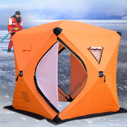 Abri de pêche sur glace étanche et transportable pour lac et rivière - 2