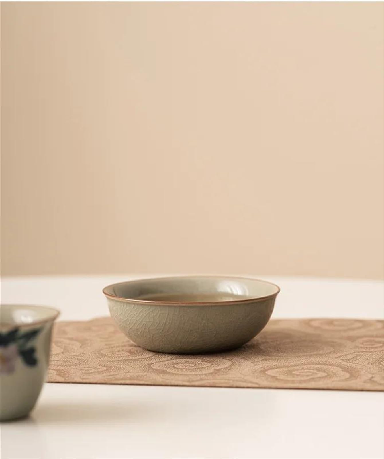 Teeservices Puer Teeschale Teeservice-Kollektion 2-teilig/Set 70 ml Reine handbemalte Magnolienblüten-Teetasse Zen-Wasserkrug Duft-Persönlichkeitstasse Reise-Teeservice Teekan