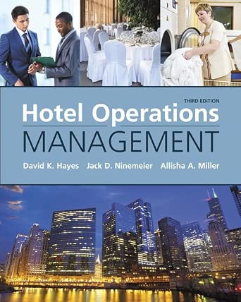 Hotel Operations Management 3rd Edition book cover