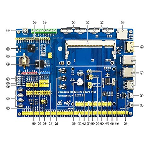 Module 3+ Waveshare 16Go carte Open4337-C pour automatisation PLC - 6