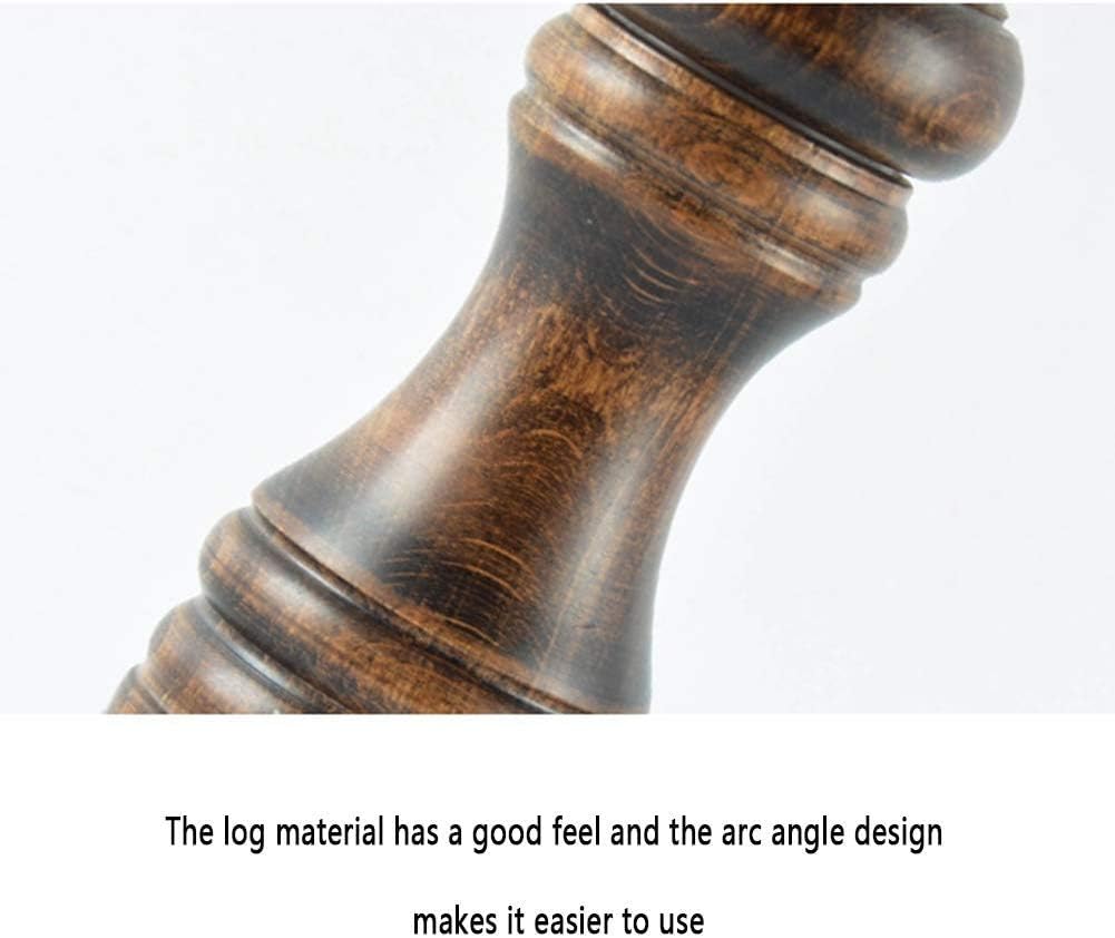 Salt and Pepper Grinder, Manual Salt and Pepper Mills- Wooden Shakers with Adjustable Ceramic Core-Salt Grinder and Pepper Mill