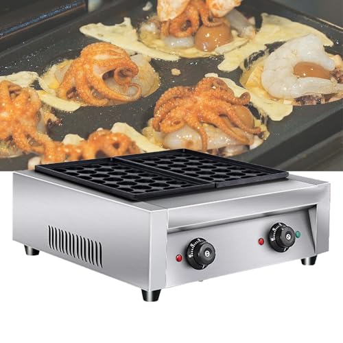 Máquina para Takoyaki 56 Huecos 2000W Control Temperatura