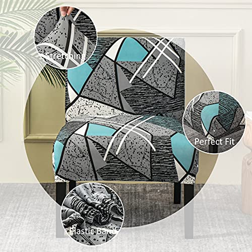 Fundas de muebles de elastano impresas para decoración de sala de estar 6