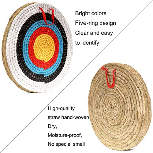 image for DOSTYLE Archery Targets Traditional Solid Straw Round Archery Target S