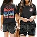 American Flag Shirts Women Boom Get Out The Way Funny USA Patriotic T-Shirt 4th of July Casual Graphic Tee Tops
