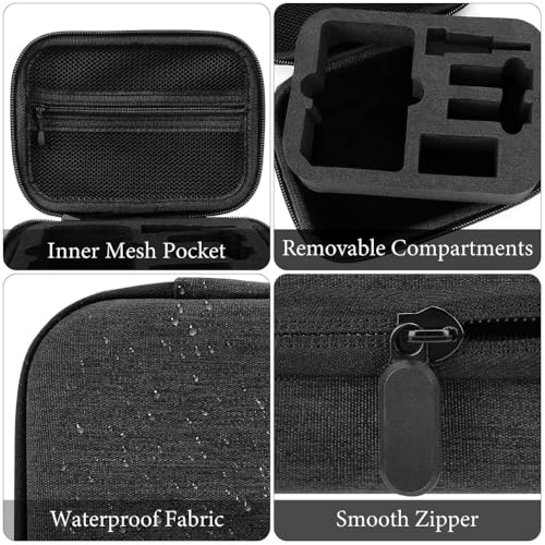 Image of yantralay Carrying Case for D JI Os mo Action 6 & Action 5 /4 | EVA Hard Protective Storage Case with Mesh Pocket for Camera & Accessories | Os mo Action 6 Accessories