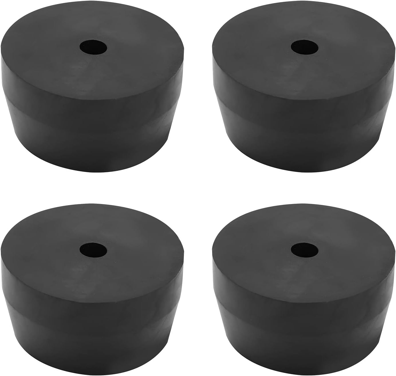 Garosa 4Pcs Air Compressor Feet Black Anti-Vibration Rubber Foot Pads Replacement for 1P 2.5P 3P 4P 5P Air Compressors Generators Motor Mounts