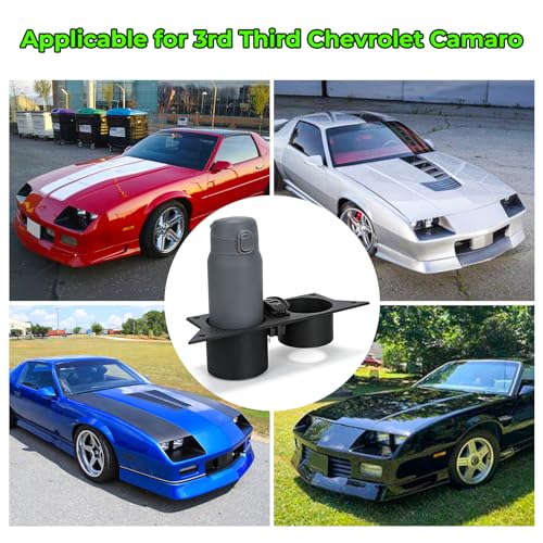 Portavasos para Chevrolet Camaro 1982-1992 con cargador USB miniatura 5